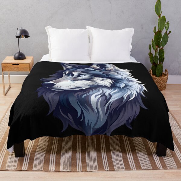 Item preview, Wild Spirit: Minimalist Wolf Art designed and sold by AI-Only Creations.