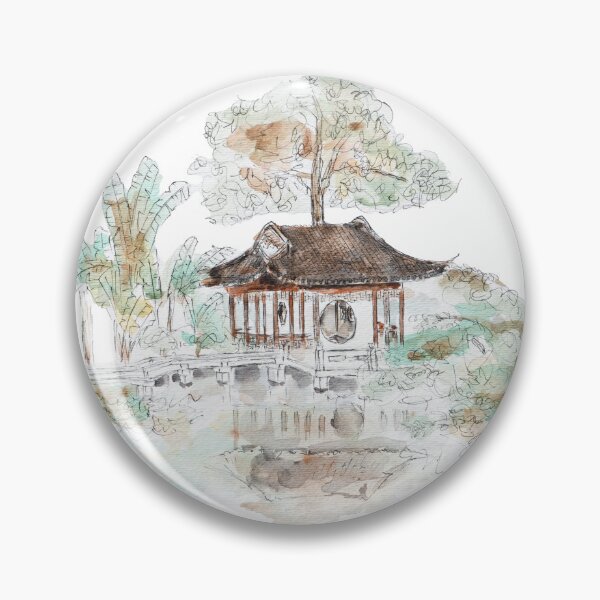 Item preview, Chinese relaxed and Chinese ancient landscape designed and sold by SelenePaintings .