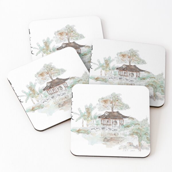 Item preview, Chinese relaxed and Chinese ancient landscape designed and sold by ColorandColor.