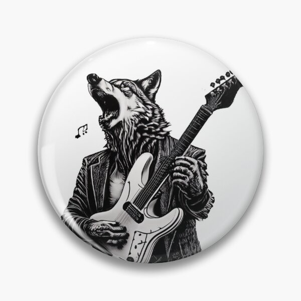 Item preview, Howling Wolf Guitar 7 designed and sold by SmARTNiki.