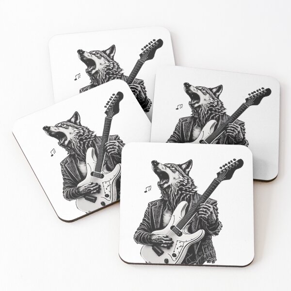 Item preview, Howling Wolf Guitar 7 designed and sold by SmARTNiki.