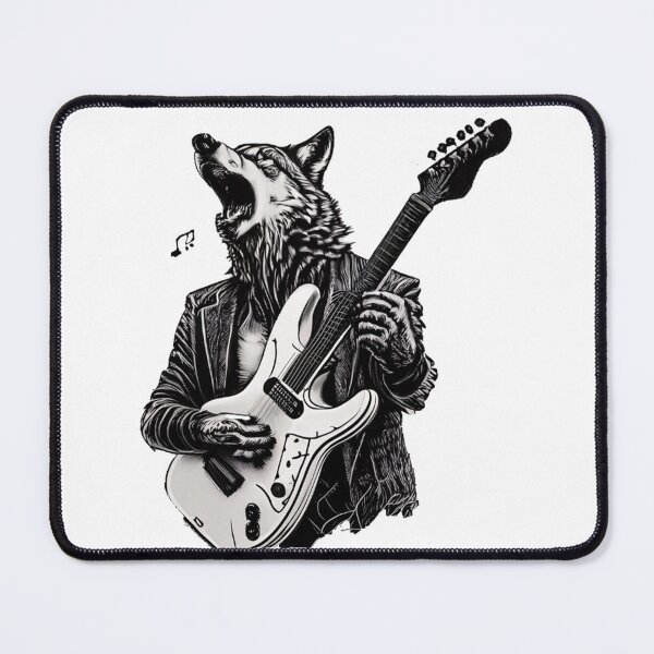 Item preview, Howling Wolf Guitar 7 designed and sold by SmARTNiki.