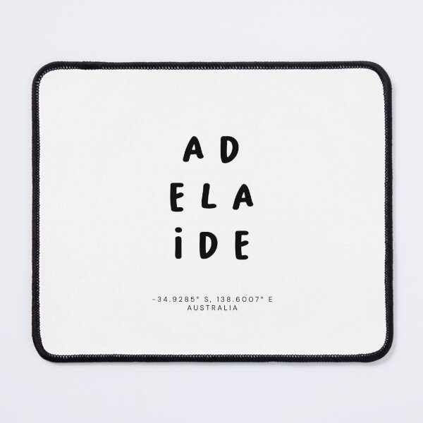 Item preview, Adelaide | Typography Design | Design Map Coordinates designed and sold by RM-Journey.