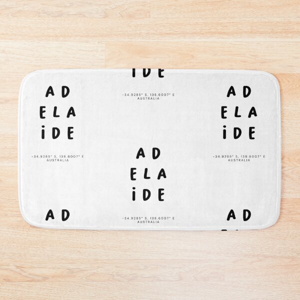 Item preview, Adelaide | Typography Design | Design Map Coordinates designed and sold by RM-Journey.