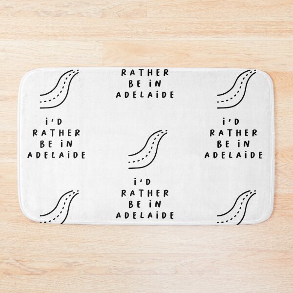 Item preview, I'd Rather be in Adelaide | Typography Design | Minimalist Aesthetic designed and sold by RM-Journey.