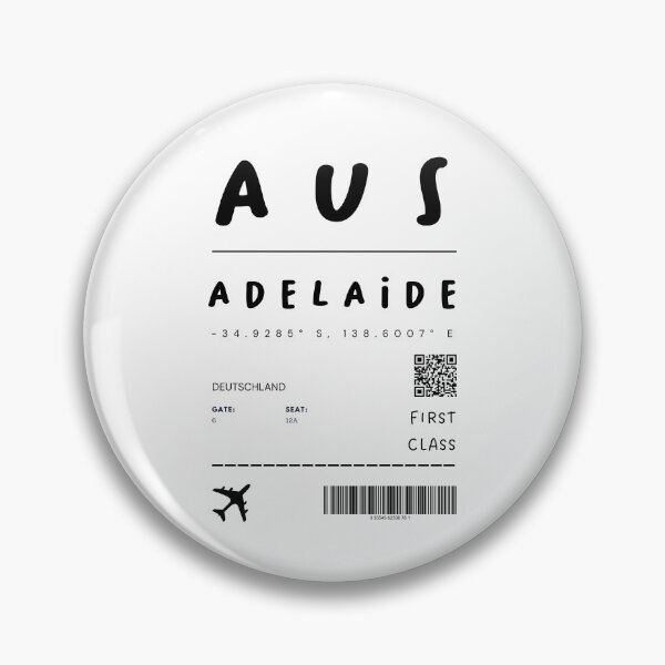 Item preview, Adelaide | Plane Ticket Design | Traveling | Tourists designed and sold by RM-Journey.