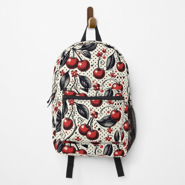 Item preview, Rockabilly Cherry Pattern | Vintage 50s Style | Retro Art designed and sold by litchick1977.
