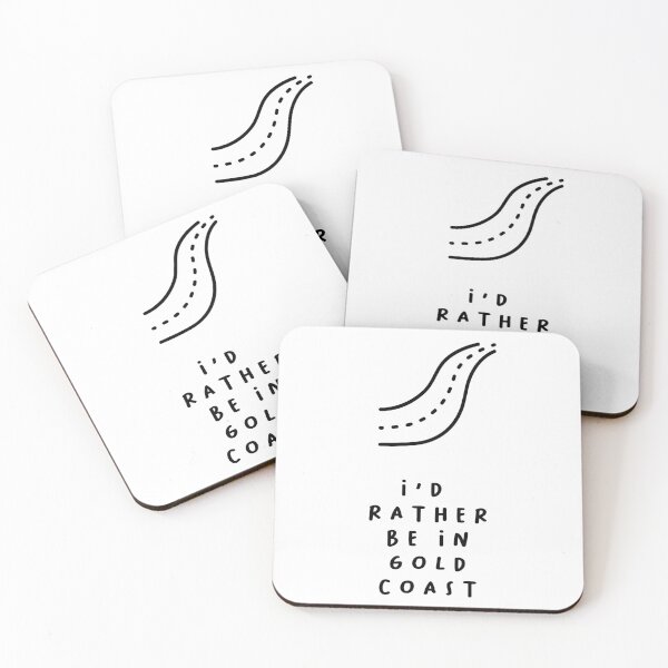 Item preview, I'd Rather be in Gold Coast | Typography Design | Minimalist Aesthetic designed and sold by RM-Journey.