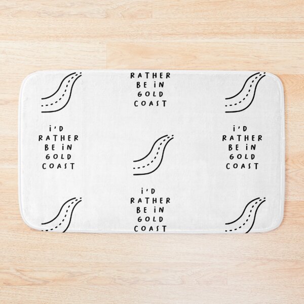 Item preview, I'd Rather be in Gold Coast | Typography Design | Minimalist Aesthetic designed and sold by RM-Journey.