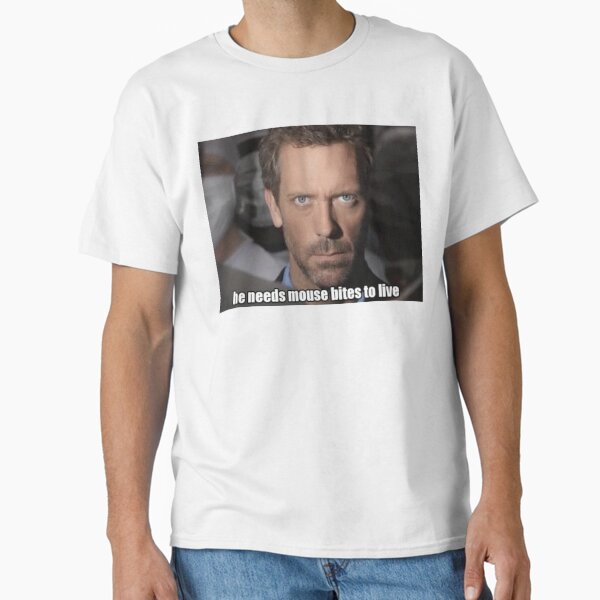 Item preview, House MD - he needs mouse bites to live designed and sold by grumpy-bunny.