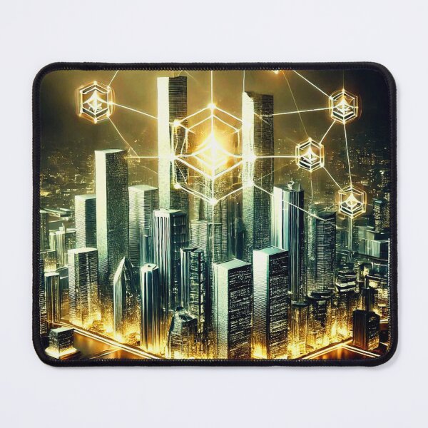Item preview, Illuminated Futuristic Metropolis designed and sold by Marinaso.