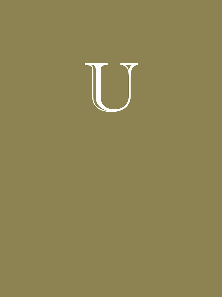 Thumbnail 6 of 6, Premium Oversized Hoodie, U Monogram designed and sold by ShellSticker.