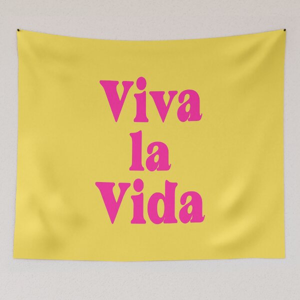 Item preview, Viva La Vida Vivid Pink Letters designed and sold by Jeallan Designs.