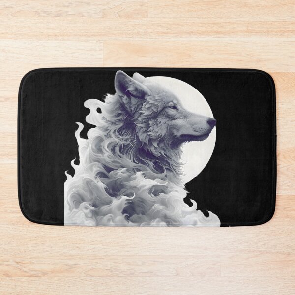 Item preview, Howling Shadows: Minimalist Wolf Art designed and sold by AI-Only Creations.