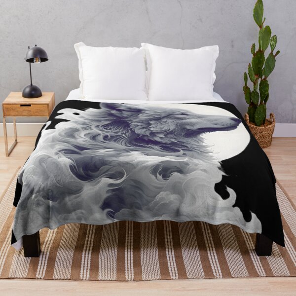 Item preview, Howling Shadows: Minimalist Wolf Art designed and sold by AI-Only Creations.