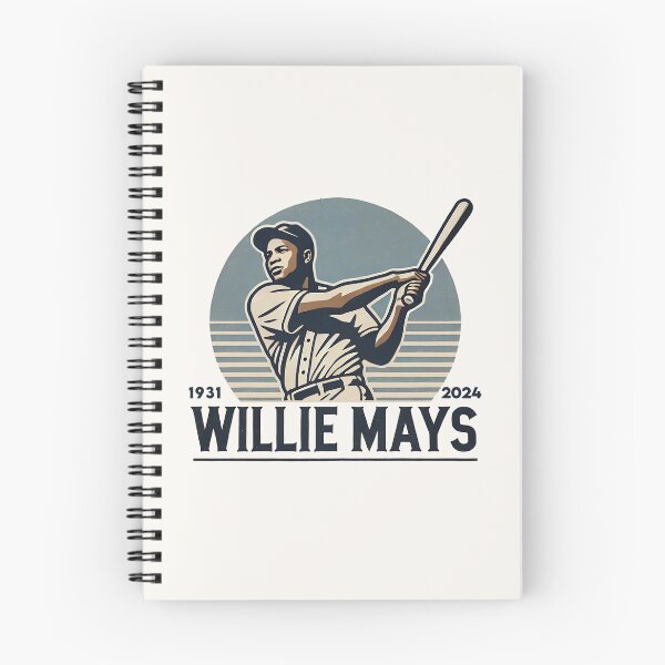Item preview, Vintage Willie Mays Baseball Tribute Art designed and sold by Retro Travel Design.