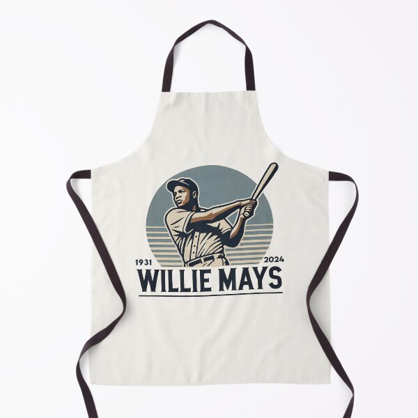 Item preview, Vintage Willie Mays Baseball Tribute Art designed and sold by Retro Travel Design.