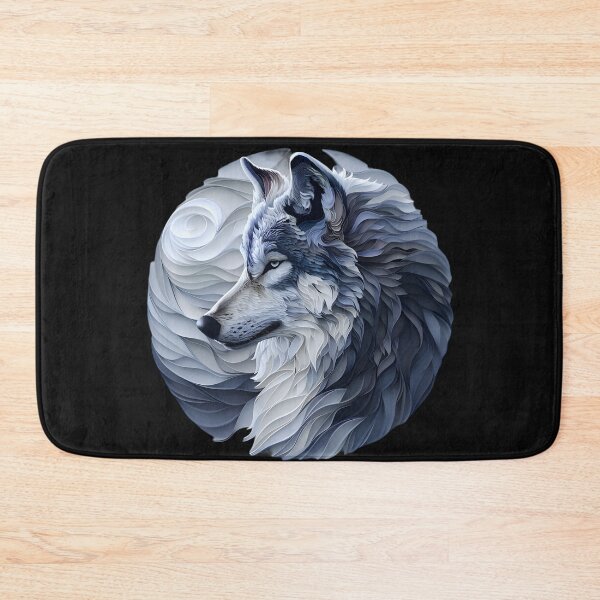 Item preview, Ethereal Guardians: Minimalist Wolf Design designed and sold by AI-Only Creations.