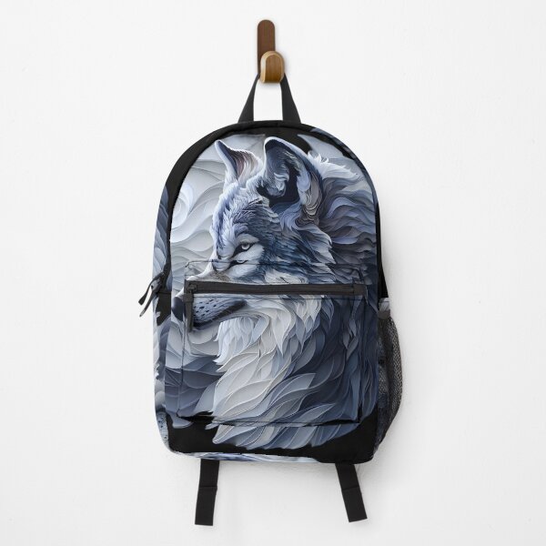 Item preview, Ethereal Guardians: Minimalist Wolf Design designed and sold by AI-Only Creations.