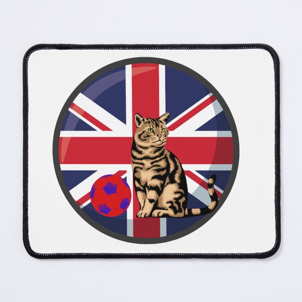 Item preview, "TRICOLOR PASSION: MY COUNTRY, FOOTBALL AND MY ADORABLE CAT" designed and sold by DigiArteCreativ.