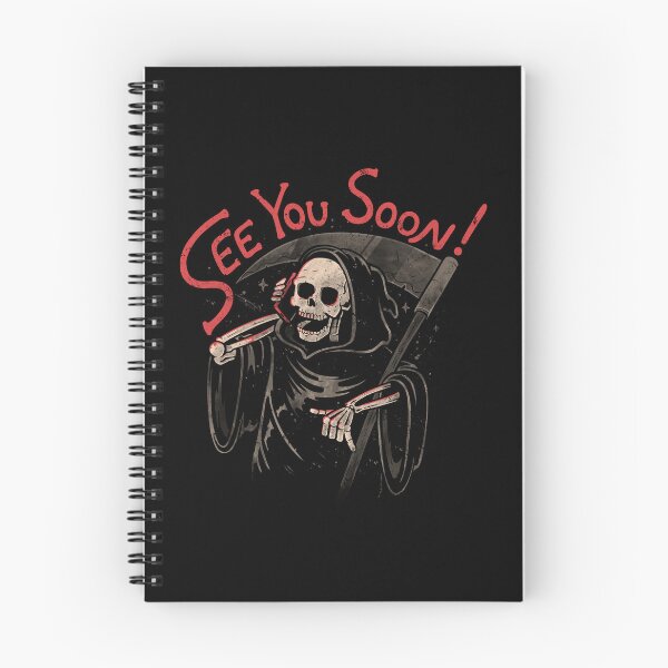 Item preview, See You Soon - Sarcasm Funny Dark Skull Reaper Death Gift designed and sold by EduEly.