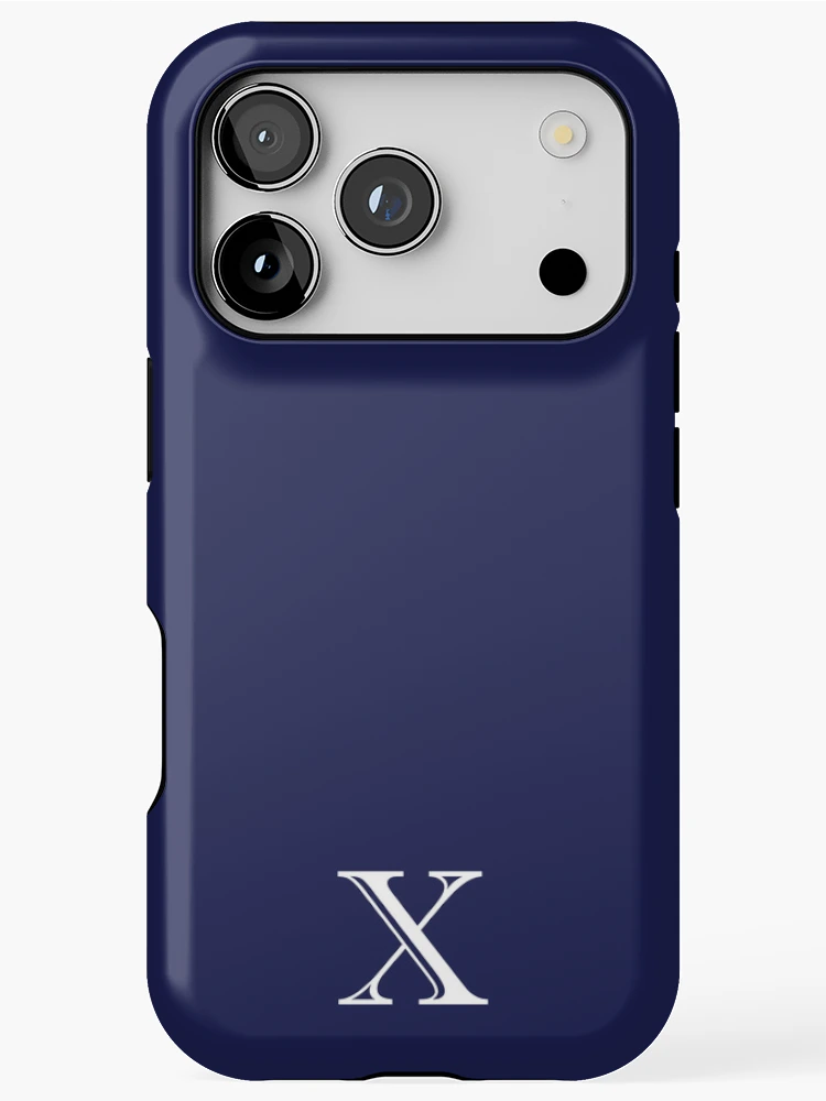 Thumbnail 1 of 4, iPhone Case, X Monogram designed and sold by ShellSticker.