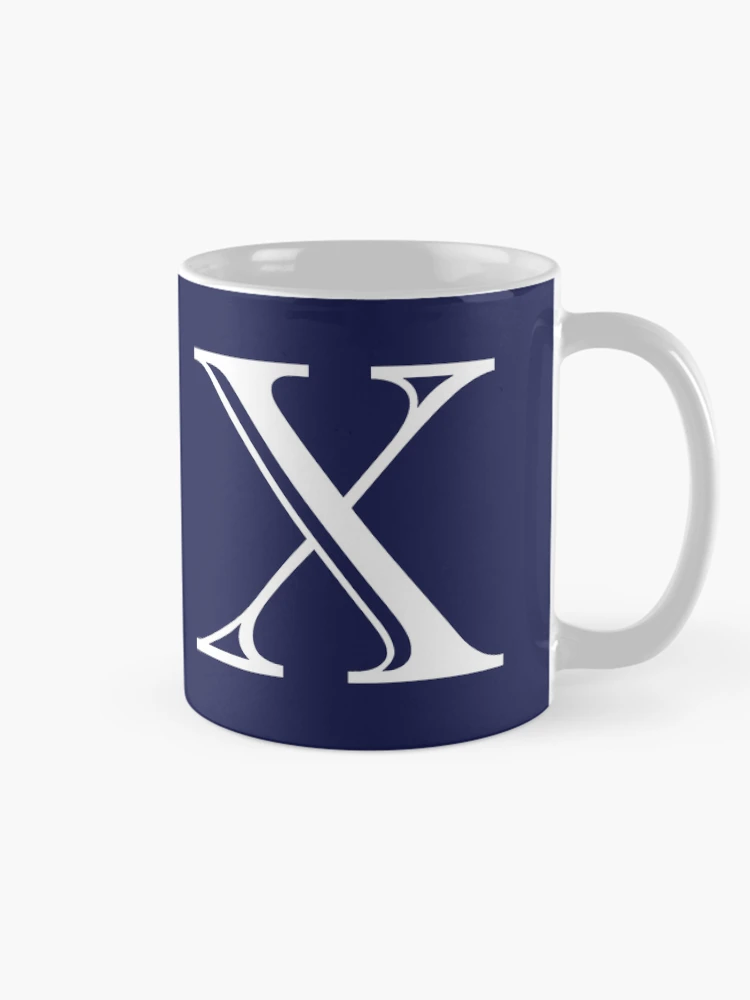 Thumbnail 3 of 6, Coffee Mug, X Monogram designed and sold by ShellSticker.