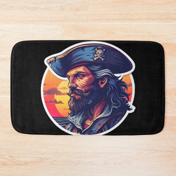 Item preview, Captain's Legacy: Minimalist Pirate Art designed and sold by AI-Only Creations.