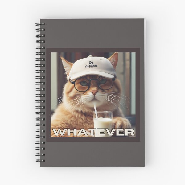 Item preview, WHATEVER, CAT, Funny cat designed and sold by GOLDENGARDENART.