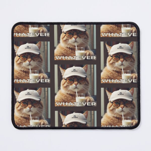 Item preview, WHATEVER, CAT, Funny cat designed and sold by GOLDENGARDENART.