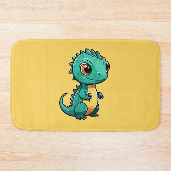 Item preview, Cute green lizard designed and sold by strixvariaart.