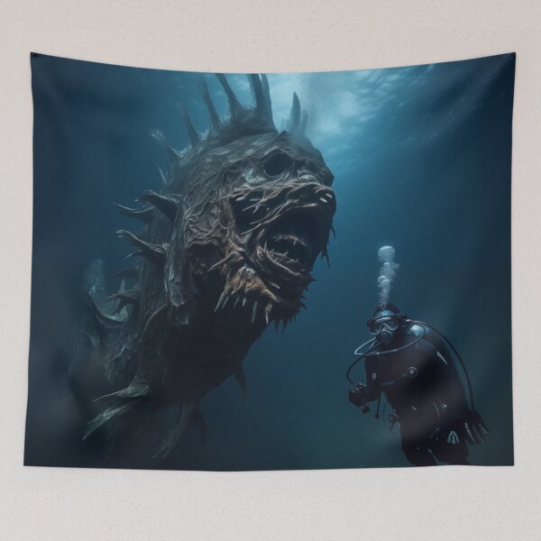 Item preview, Underwater Monster designed and sold by Rtymer.