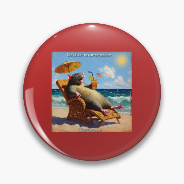 Item preview, Rattan Furniture Beach Chairs For Rats designed and sold by Rick London Gifts.