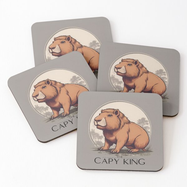 Item preview, The Capy King, Capy, Capybara, Big Capy, Lion Capy designed and sold by GOLDENGARDENART.