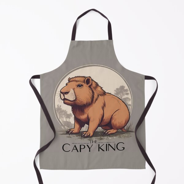 Item preview, The Capy King, Capy, Capybara, Big Capy, Lion Capy designed and sold by GOLDENGARDENART.