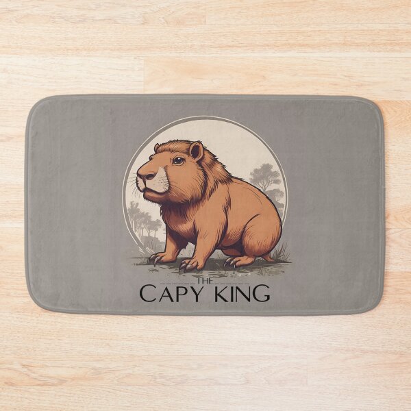 Item preview, The Capy King, Capy, Capybara, Big Capy, Lion Capy designed and sold by GOLDENGARDENART.