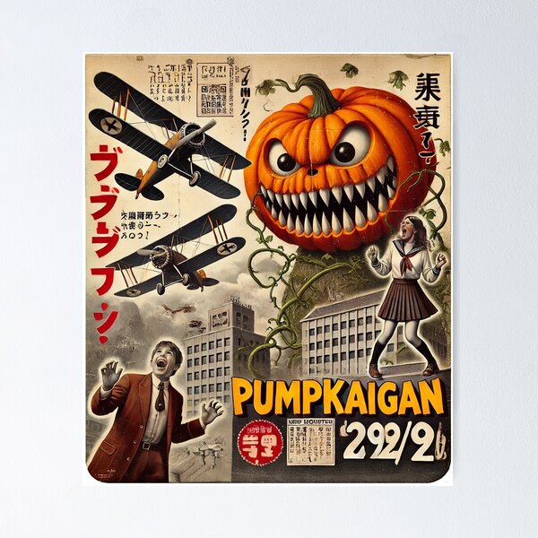 Item preview, Pumpkaigan: Attack of the Killer Pumpkin designed and sold by Scrumptious Designs.