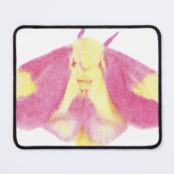 Item preview, Rosy Maple Moth // Pointillism designed and sold by biscaffeinated.