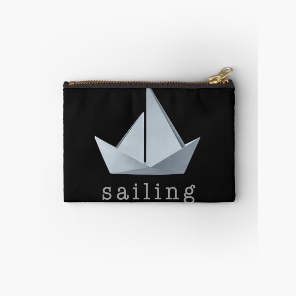 Item preview, Sailing And Yacht boat and Sailor with a Sail as a marine navigation cruise symbol and ocean or sea and lake boating sport as a water sports or sailboat and sailboating  designed and sold by lightidea.