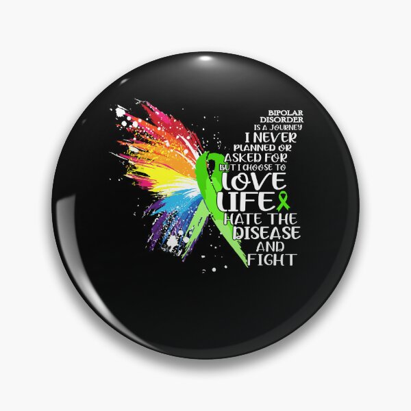 Item preview, Bipolar Disorder is a journey I NEVER planned or asked for but i choose to LIVE LIFE hate the disease and FIGHT designed and sold by KatMercerr.