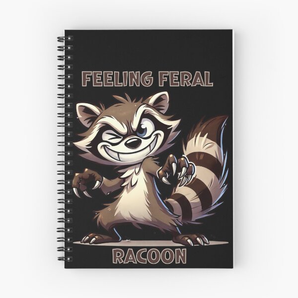 Item preview, Feeling Feral Raccon  designed and sold by ArtFeverShop.