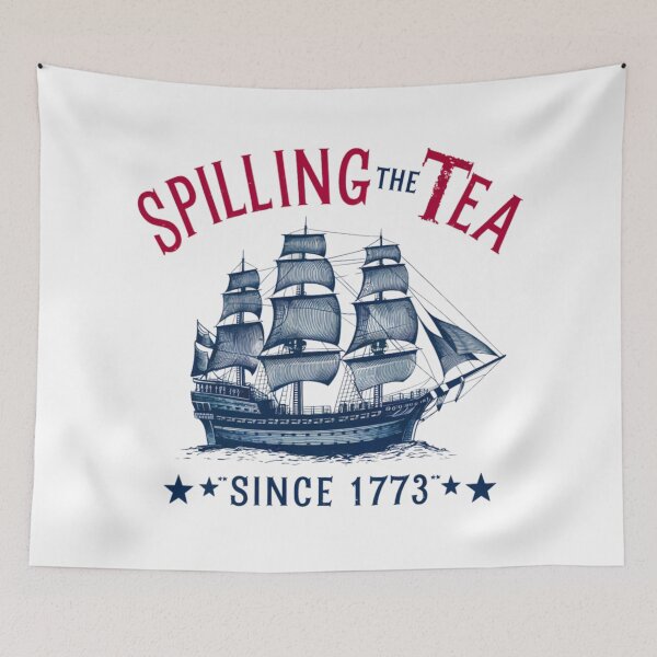 Item preview, American History Spilling The Tea Since 1773  designed and sold by Alex Songs.