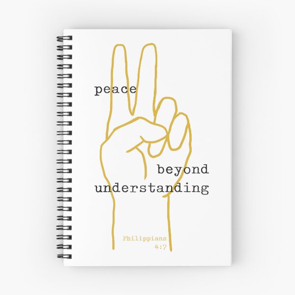 Item preview, Peace Beyond Understanding | Bible Verse designed and sold by Aspire Happy Art.