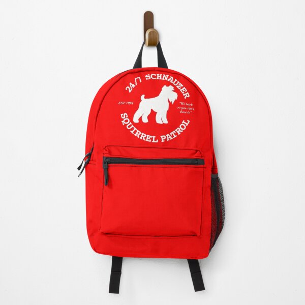 Item preview, Schnauzer Squirrel Patrol designed and sold by JDHardie.