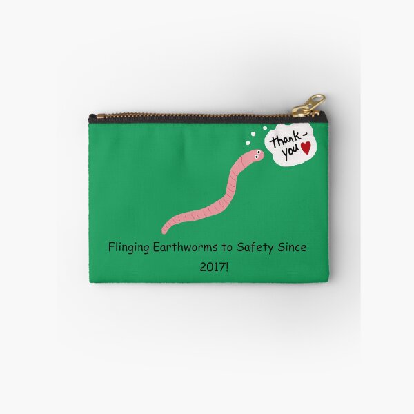 Item preview, Flinging Earthworms to Safety designed and sold by RepeatCandy.