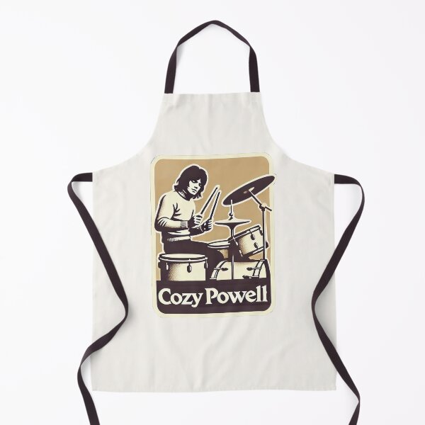 Item preview, Retro Cozy Powell Drumming Art designed and sold by Retro Travel Design.