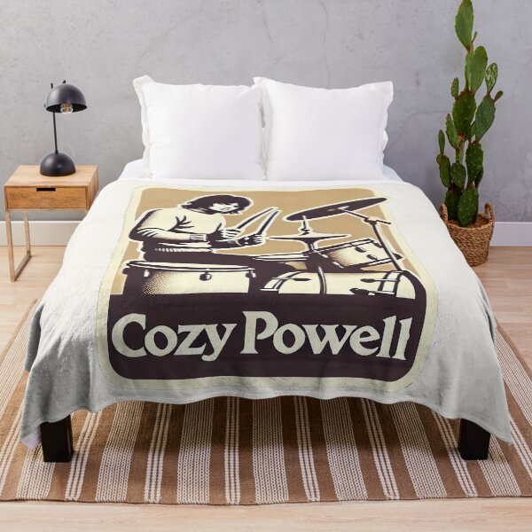 Item preview, Retro Cozy Powell Drumming Art designed and sold by Retro Travel Design.