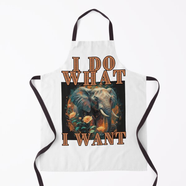 Item preview, Elephant say i do what i want in cute romantic motivational gifts designed and sold by thankful-loco.