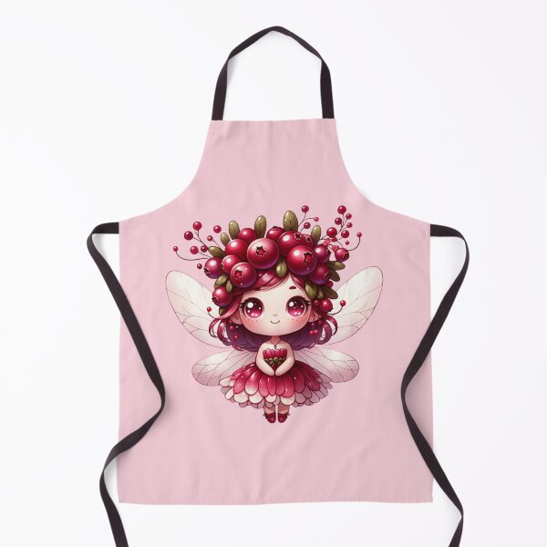 Item preview, Cranberry Fairy Illustration Magical Berry Fairy Design Cherry Girl Manga Anime designed and sold by Annika Shurafa.