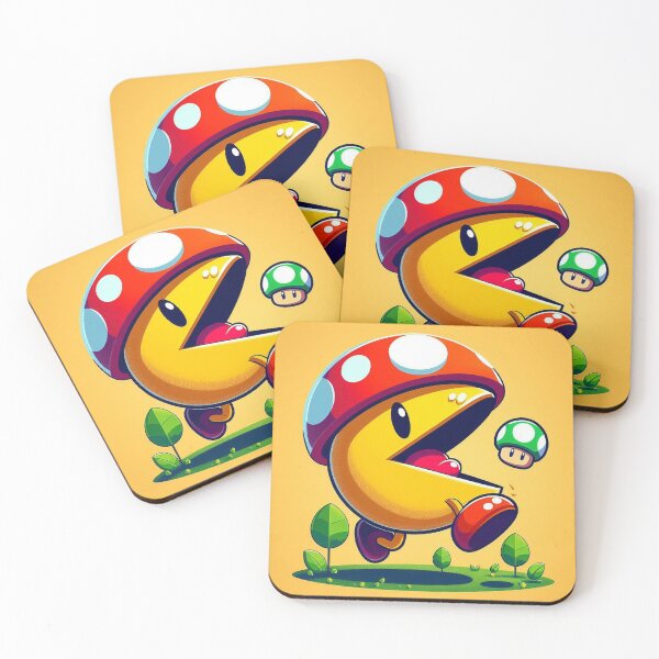 Item preview, Yellow character eating a mushroom designed and sold by miriam-miranda.